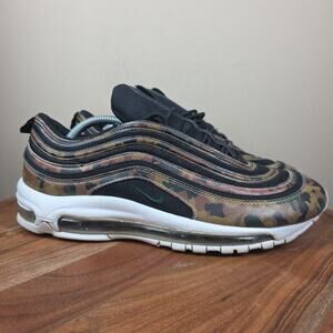 Nike Air max 97 Country Camo Germany Mens Green Camo Size 11 Shoes AJ2614-204